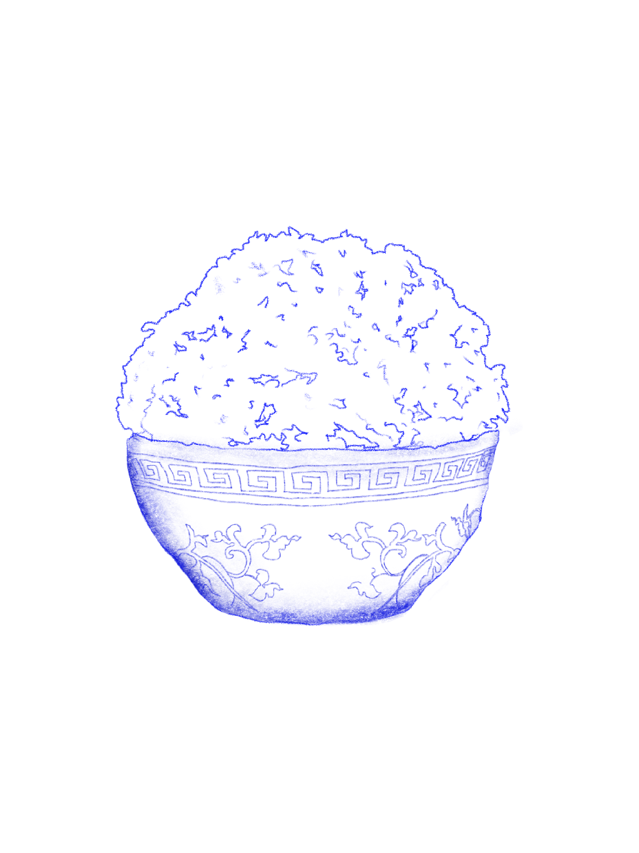 illustration of bowl of rice